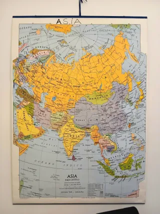 Mapas escolares vintage