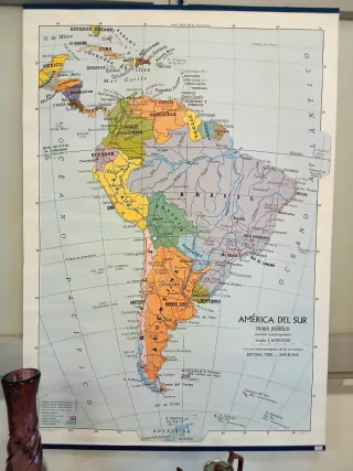 Mapas escolares vintage