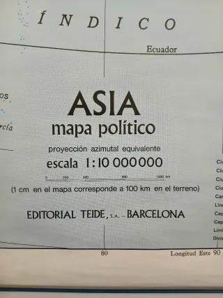 Mapas escolares vintage