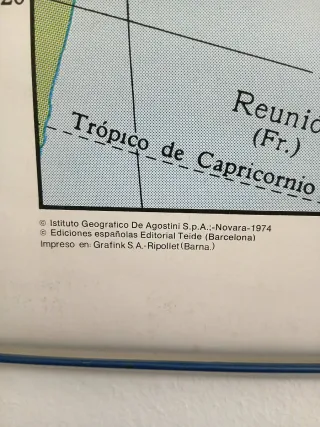 Mapas escolares vintage