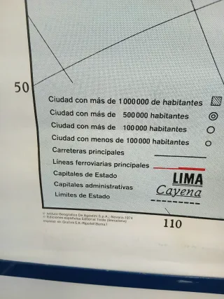 Mapas escolares vintage