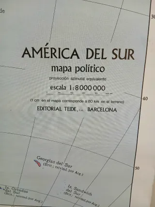 Mapas escolares vintage