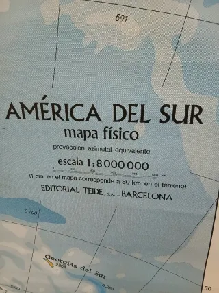 Mapas escolares vintage