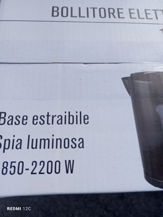 Bollitore Elettrico 1,7 litri