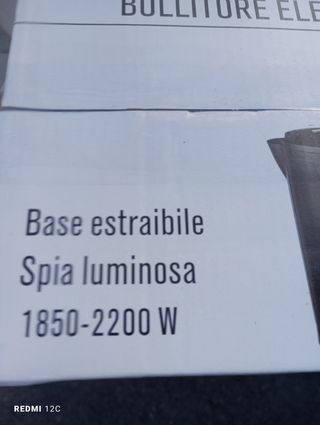 Bollitore Elettrico 1,7 litri