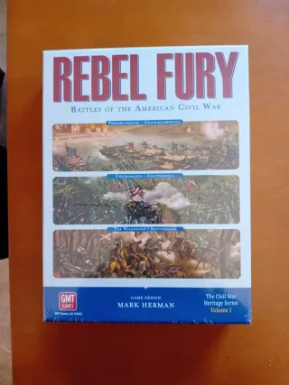 Rebel Fury GMT Compass Games Wargame Eurogame