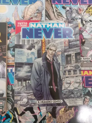 10 fumetti Nathan Never compreso il numero 100