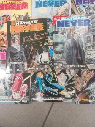 10 fumetti Nathan Never compreso il numero 100