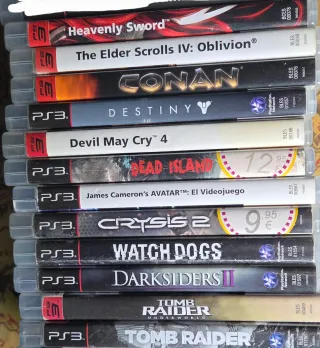 Confezione da 12 giochi PlayStation completi PAL ESP