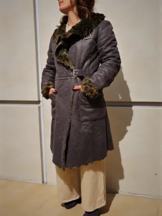 Montone Armani Grigio Taglia M