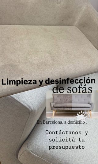 Limpieza de tapizados, sofás, sillones, colchones