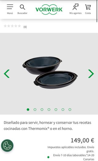 Varoma Casserole Thermomix