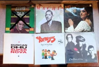 Lote Vinilos LPS Elvis, Machin, Duncan Dhu