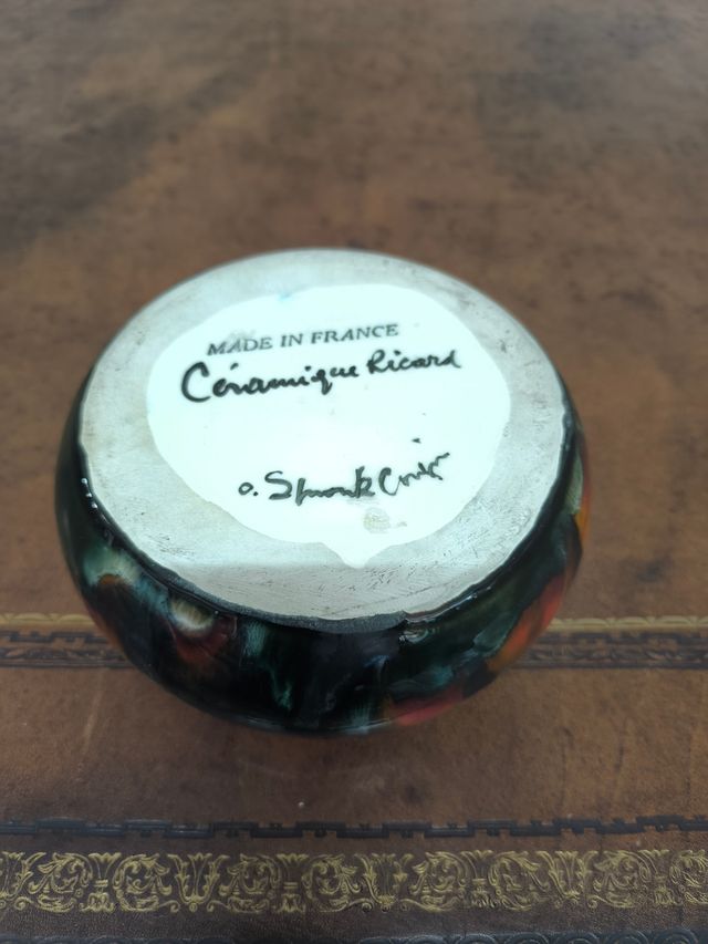 Portacenere vintage francese. Ceramiques Ricard