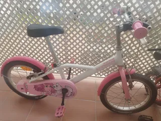 Bicicleta Infantil BTWIN 16 Rosa/Blanco