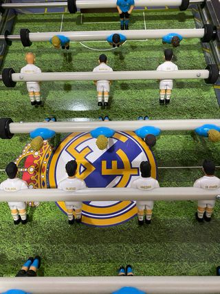 Futbolín Real Madrid Santiago Bernabéu
