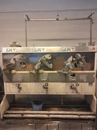 Máquina bobinadora de hilo industrial