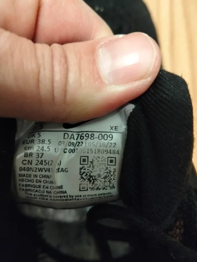 Lote 2 pares zapatillas Joma y Nike T38/38.5