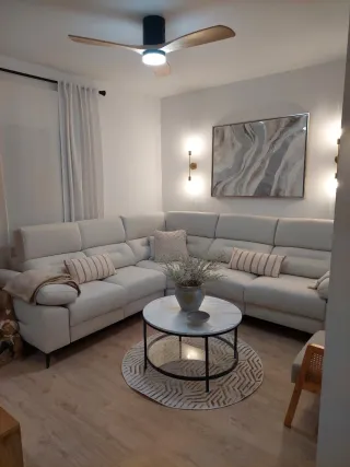 Mesa de centro moderna mármol y metal