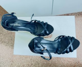 Cuñas esparto negras talla 40