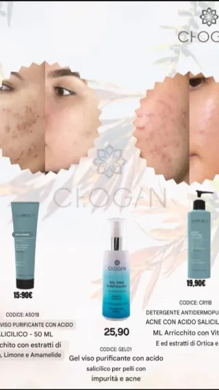 Gel facial purificante con ácido salicílico
