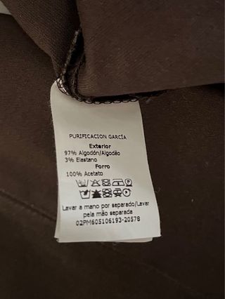 Pantalón mujer Purificación García marrón