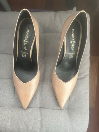 Zapatos tacón Daniela Vega Beige Talla 37