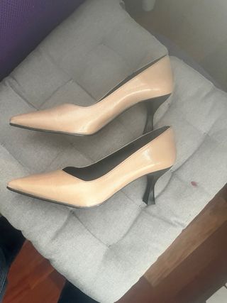 Zapatos tacón Daniela Vega Beige Talla 37