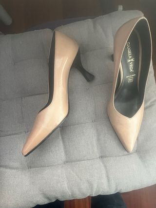 Zapatos tacón Daniela Vega Beige Talla 37