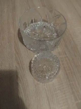 Set 5 Contenitori Cristallo Decorati