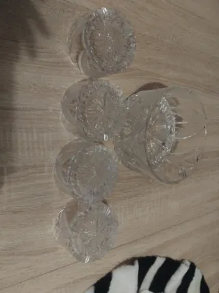 Set 5 Contenitori Cristallo Decorati