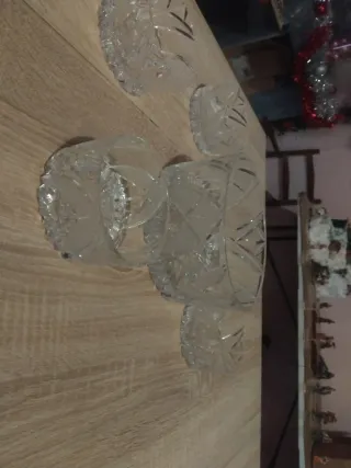 Set 5 Contenitori Cristallo Decorati