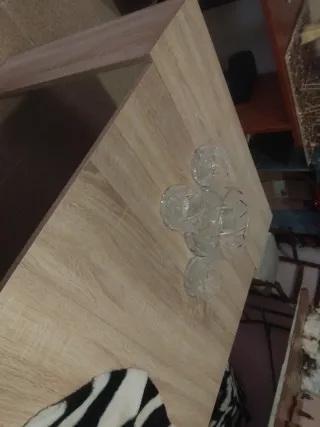 Set 5 Contenitori Cristallo Decorati