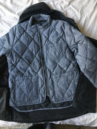 Parka Negra Hombre Lee