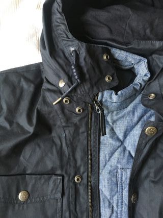 Parka Negra Hombre Lee