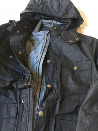 Parka Negra Hombre Lee