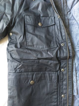 Parka Negra Hombre Lee
