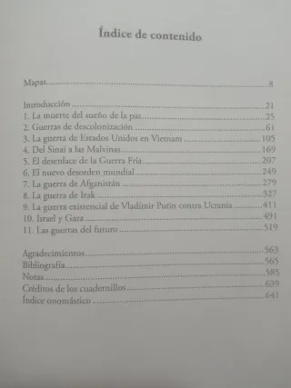 Guerra la evolución del conflicto militar desde