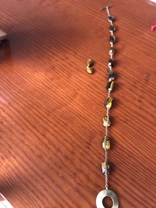 Collar y pendientes Ojo de Tigre