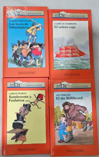 12 libros barco de vapor