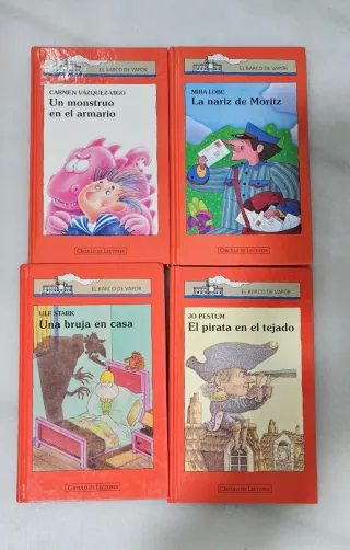 12 libros barco de vapor