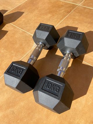 Manubri esagonali da 10 kg (coppia)