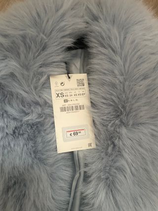 Gabardina Zara azul bebé XS