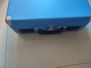 Maletín Tocadiscos Azul