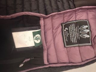 E9 Enove Pop abrigo de plumas mujer.