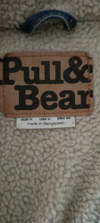 Cazadora vaquera Pull&Bear forrada talla M