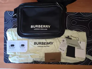 Bandolera Burberry 8049094 Negra