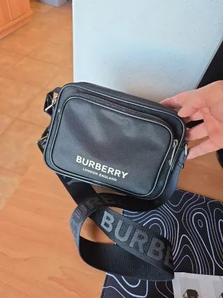Bandolera Burberry 8049094 Negra