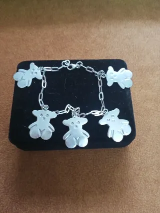 Pulsera Plata Osito