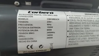 Microondas grill+convección Corberó con mueble
